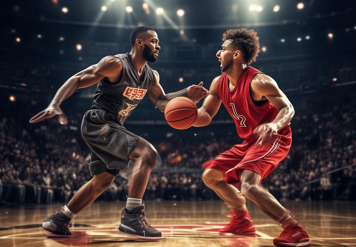 篮球新星对决：鲍尔与福克斯激情碰撞记(图1)